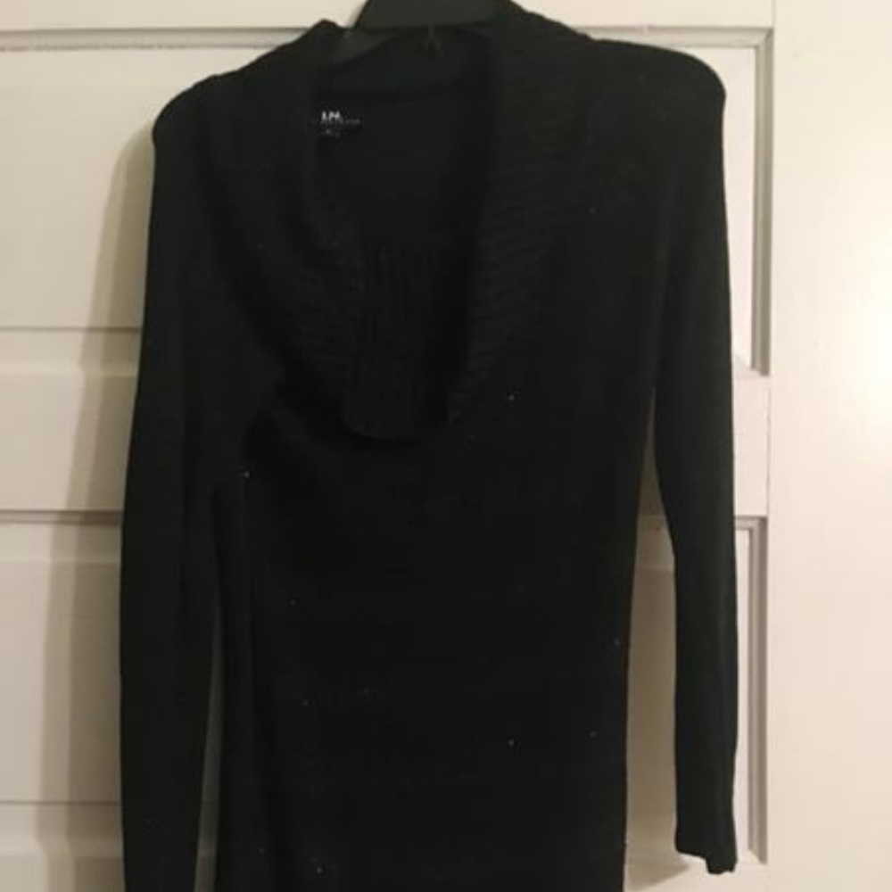 Black sweater dress
